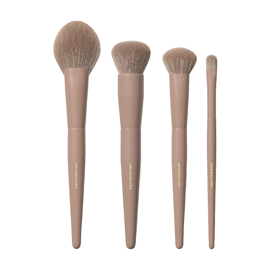 MORPHE ICED MOCHA 4-PIECE FACE BRUSH SET НАБОР КИСТЕЙ